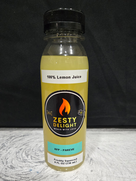 100% Lemon Juice (Freshly Squeezed)